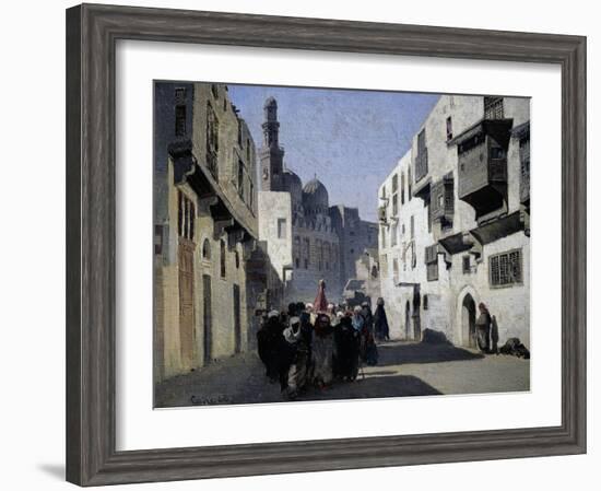 Mosque of Tulun, 1860-Alberto Pasini-Framed Giclee Print