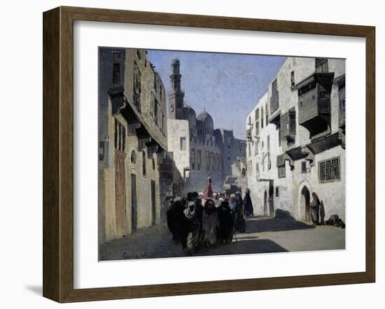 Mosque of Tulun, 1860-Alberto Pasini-Framed Giclee Print