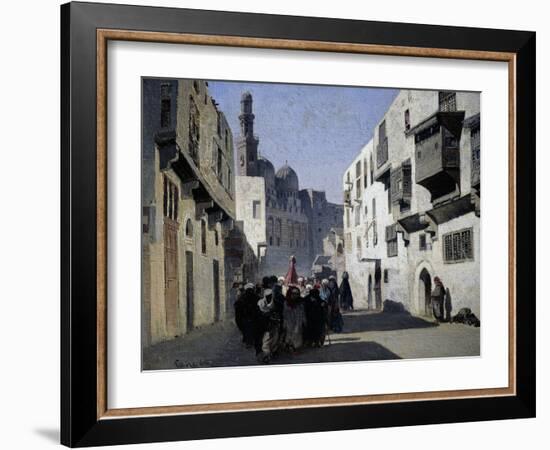 Mosque of Tulun, 1860-Alberto Pasini-Framed Giclee Print