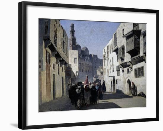 Mosque of Tulun, 1860-Alberto Pasini-Framed Giclee Print