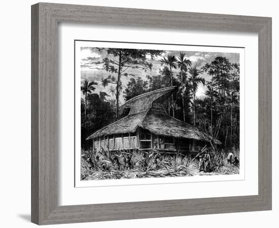 Mosque on Ternate, Indonesia, 19th Century-Mesples-Framed Giclee Print