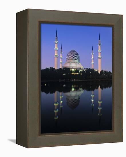 Mosque, Shah Alam, Selangor Region, Malaysia-Gavin Hellier-Framed Premier Image Canvas