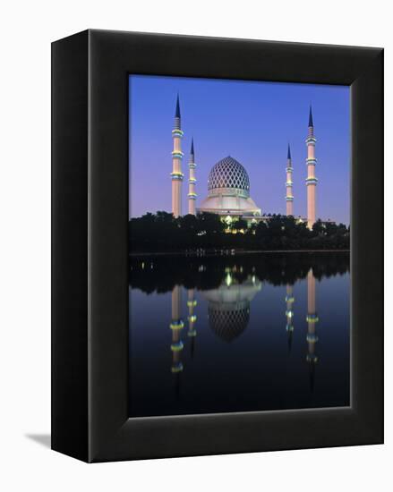 Mosque, Shah Alam, Selangor Region, Malaysia-Gavin Hellier-Framed Premier Image Canvas