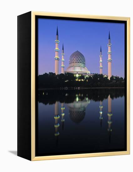 Mosque, Shah Alam, Selangor Region, Malaysia-Gavin Hellier-Framed Premier Image Canvas