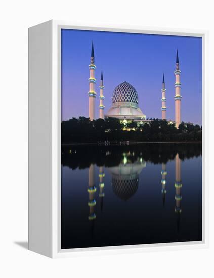 Mosque, Shah Alam, Selangor Region, Malaysia-Gavin Hellier-Framed Premier Image Canvas