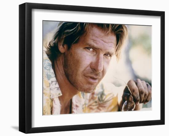 MOSQUITO COAST, 1986 directed by PETER WEIR Harrison Ford (photo)-null-Framed Photo