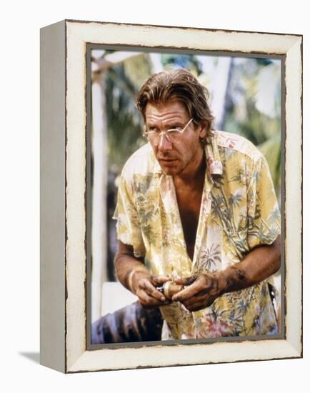 MOSQUITO COAST, 1986 directed by PETER WEIR Harrison Ford (photo)-null-Framed Stretched Canvas