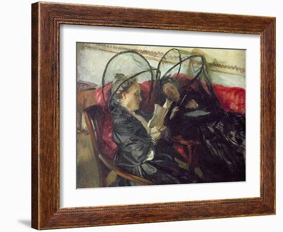 Mosquito Nets, 1908 (Oil on Canvas)-John Singer Sargent-Framed Giclee Print