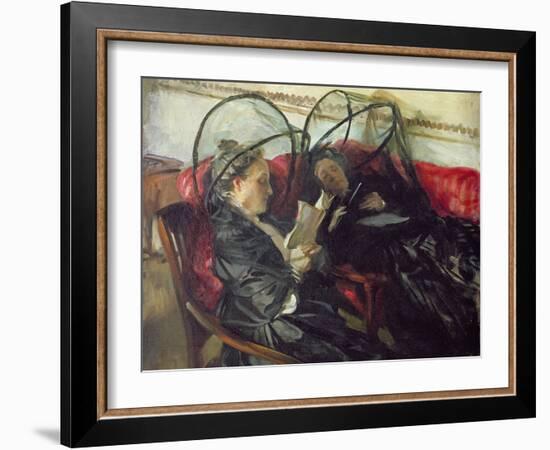 Mosquito Nets, 1908 (Oil on Canvas)-John Singer Sargent-Framed Giclee Print