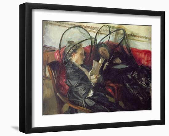 Mosquito Nets, 1908 (Oil on Canvas)-John Singer Sargent-Framed Giclee Print