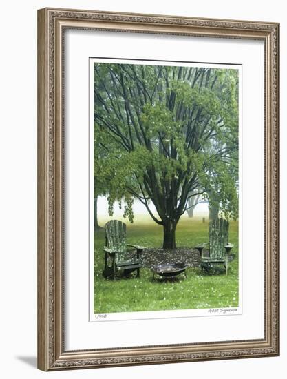 Moss Chairs-Stacy Bass-Framed Giclee Print