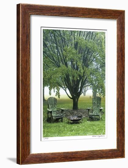 Moss Chairs-Stacy Bass-Framed Giclee Print