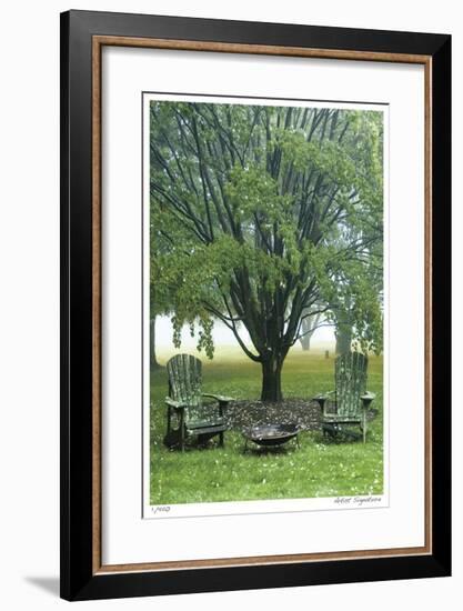 Moss Chairs-Stacy Bass-Framed Giclee Print