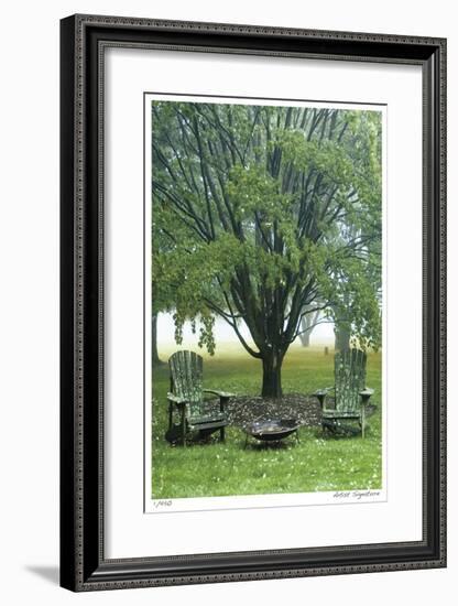 Moss Chairs-Stacy Bass-Framed Giclee Print