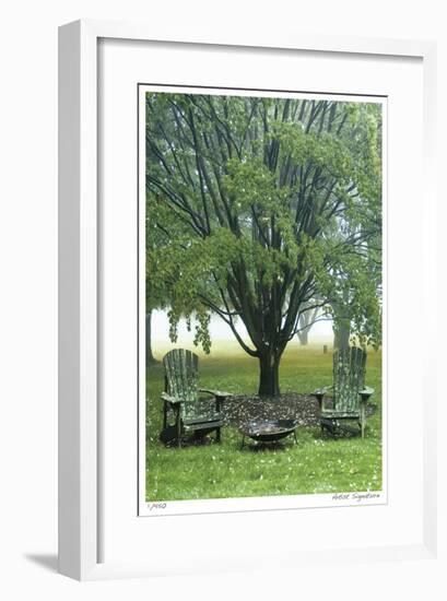 Moss Chairs-Stacy Bass-Framed Giclee Print