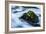 Moss Covered Rock Slow Swirling Water-Anthony Paladino-Framed Giclee Print