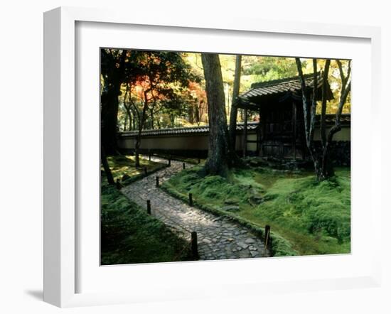 Moss Garden, Saiho-Ji Temple (Kokedera), Kyoto, Japan-null-Framed Photographic Print