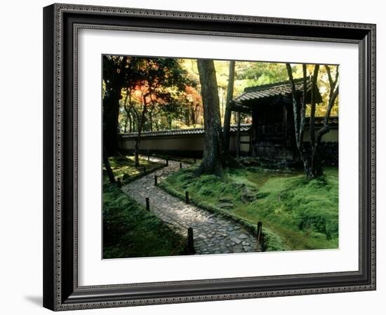 Moss Garden, Saiho-Ji Temple (Kokedera), Kyoto, Japan-null-Framed Photographic Print