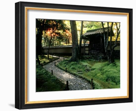 Moss Garden, Saiho-Ji Temple (Kokedera), Kyoto, Japan-null-Framed Photographic Print