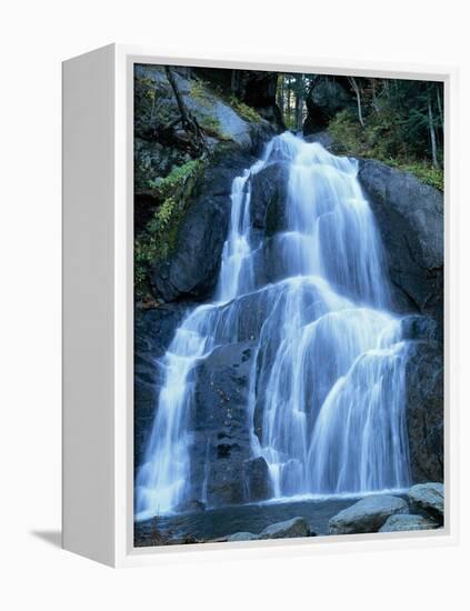 Moss Glen Falls in the Green Mountain National Forest, Vermont, New England, USA-Amanda Hall-Framed Premier Image Canvas