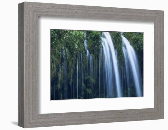 Mossbrae Falls Detail, Waterfall, Mount Shasta California-Vincent James-Framed Photographic Print