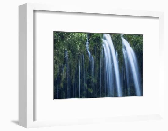 Mossbrae Falls Detail, Waterfall, Mount Shasta California-Vincent James-Framed Photographic Print