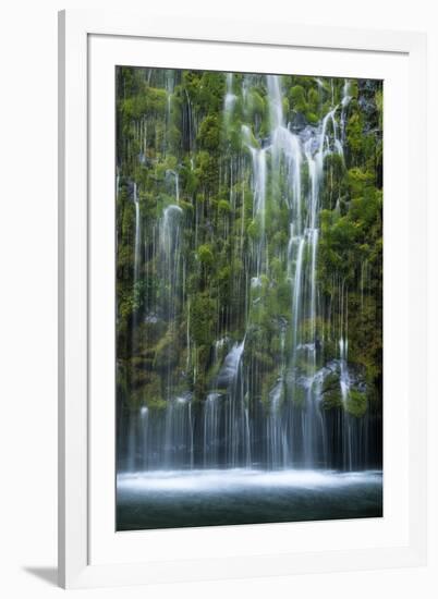 Mossbrae Weeping Waterfall, Mount Shasta California-Vincent James-Framed Photographic Print