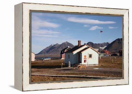 Most Northerly Post Office in the World, Ny Alesund, Svalbard, Norway, Scandinavia, Europe-David Lomax-Framed Premier Image Canvas