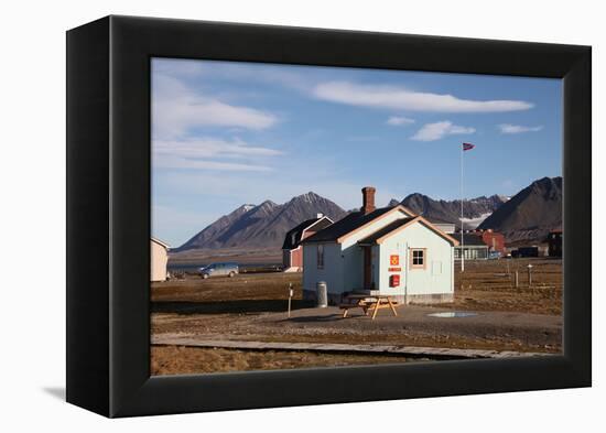 Most Northerly Post Office in the World, Ny Alesund, Svalbard, Norway, Scandinavia, Europe-David Lomax-Framed Premier Image Canvas