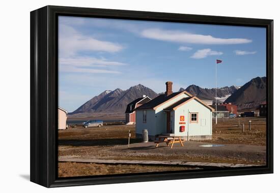 Most Northerly Post Office in the World, Ny Alesund, Svalbard, Norway, Scandinavia, Europe-David Lomax-Framed Premier Image Canvas