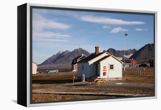 Most Northerly Post Office in the World, Ny Alesund, Svalbard, Norway, Scandinavia, Europe-David Lomax-Framed Premier Image Canvas