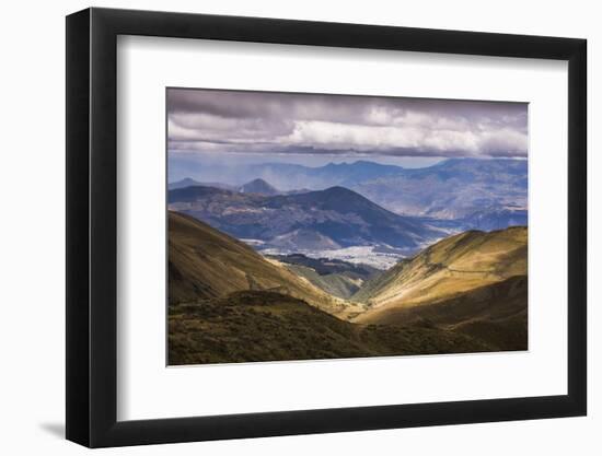 Most Northern Point in Quito Seen from Pichincha Volcano, Ecuador, South America-Matthew Williams-Ellis-Framed Photographic Print