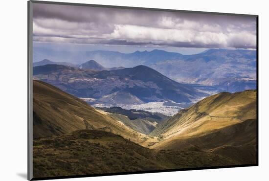 Most Northern Point in Quito Seen from Pichincha Volcano, Ecuador, South America-Matthew Williams-Ellis-Mounted Photographic Print