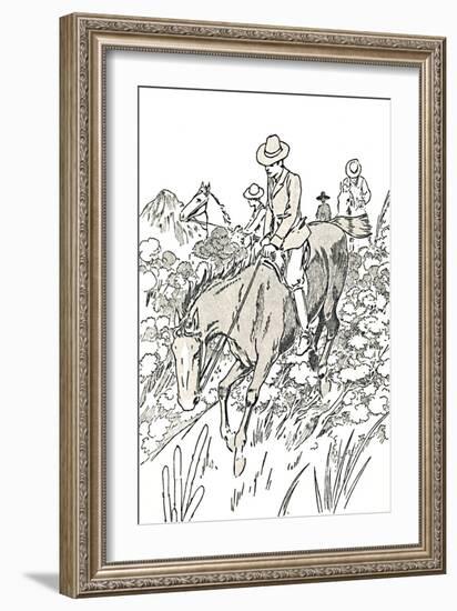 'Most of these animals are hunted', 1912-Charles Robinson-Framed Giclee Print