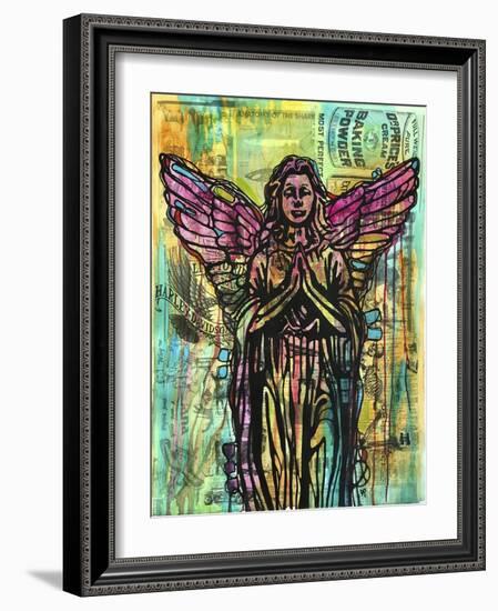 Most Perfect Angel, Angels, Statues, Dripping, Pop Art, Watercolor, Religious, Spirituality-Russo Dean-Framed Giclee Print