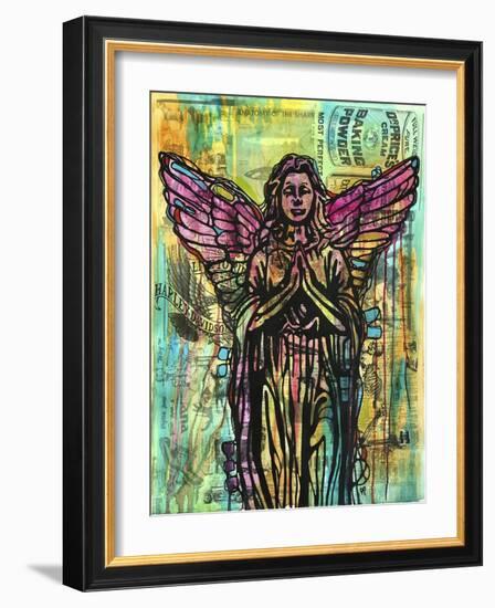 Most Perfect Angel, Angels, Statues, Dripping, Pop Art, Watercolor, Religious, Spirituality-Russo Dean-Framed Giclee Print