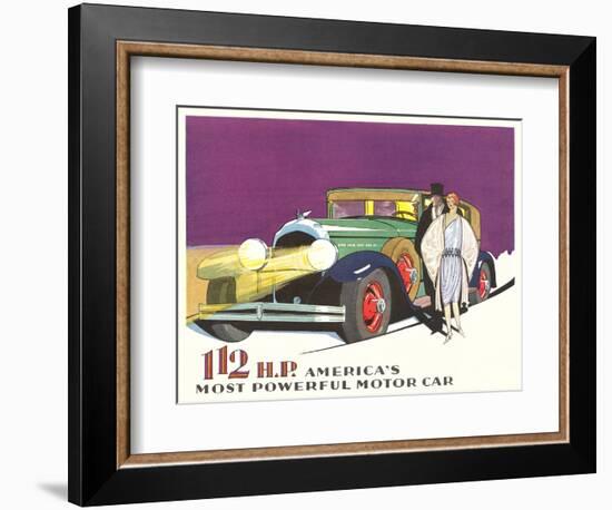 Most Powerful Motor Car-null-Framed Art Print