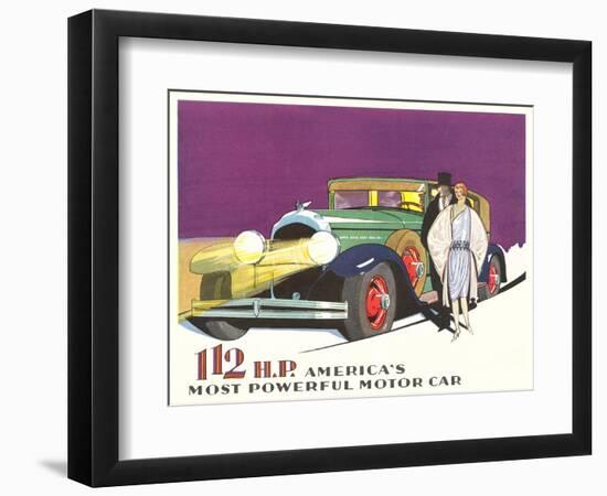 Most Powerful Motor Car-null-Framed Art Print