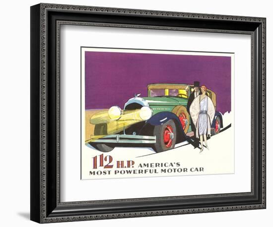 Most Powerful Motor Car-null-Framed Art Print