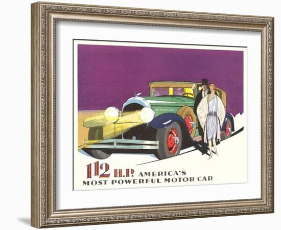 Most Powerful Motor Car-null-Framed Art Print