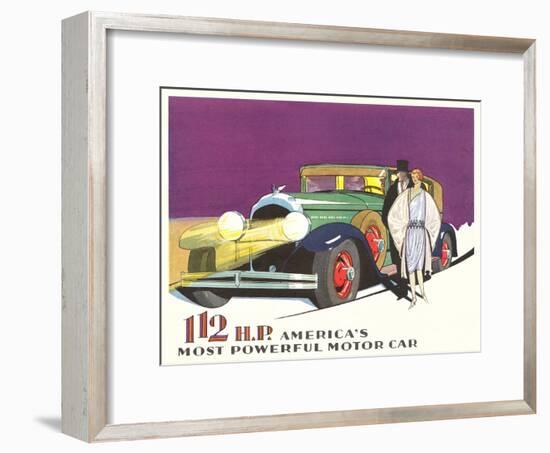 Most Powerful Motor Car-null-Framed Art Print