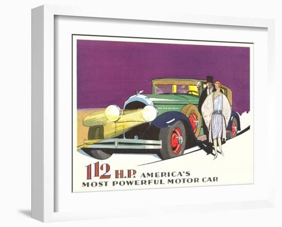 Most Powerful Motor Car-null-Framed Art Print