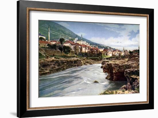 Mostar, Bosnia and Herzegovina, Yugoslavia, C1924-John Bushby-Framed Giclee Print
