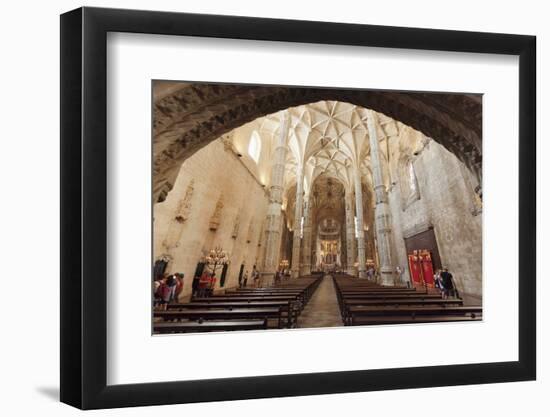 Mosteiro dos Jeronimos (Monastery of the Hieronymites), UNESCO World Heritage Site, Belem, Lisbon, -Markus Lange-Framed Photographic Print
