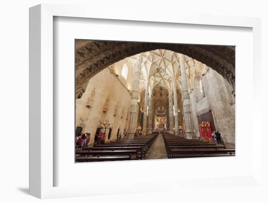 Mosteiro dos Jeronimos (Monastery of the Hieronymites), UNESCO World Heritage Site, Belem, Lisbon, -Markus Lange-Framed Photographic Print