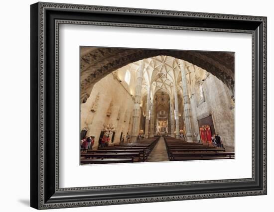 Mosteiro dos Jeronimos (Monastery of the Hieronymites), UNESCO World Heritage Site, Belem, Lisbon, -Markus Lange-Framed Photographic Print