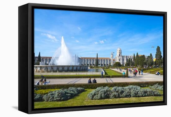 Mosteiro Dos Jeronimos (Monastery of the Hieronymites), UNESCO World Heritage Site, Belem-G&M Therin-Weise-Framed Premier Image Canvas