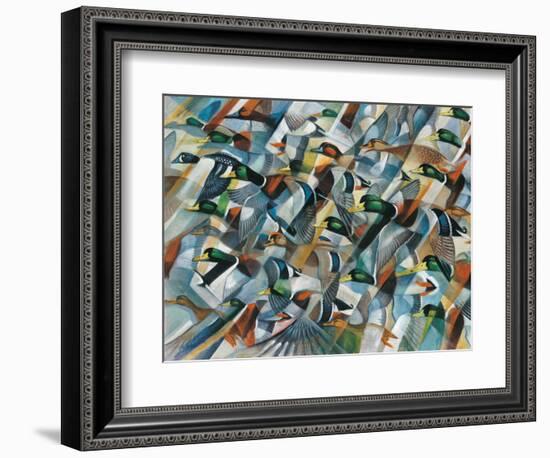 Mostly Mallards-Ron Jenkins-Framed Art Print