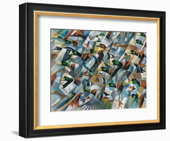 Mostly Mallards-Ron Jenkins-Framed Art Print