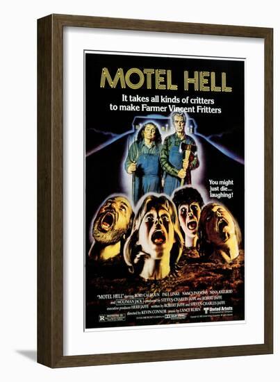 Motel Hell, Nancy Parsons, Rory Calhoun, 1980-null-Framed Art Print